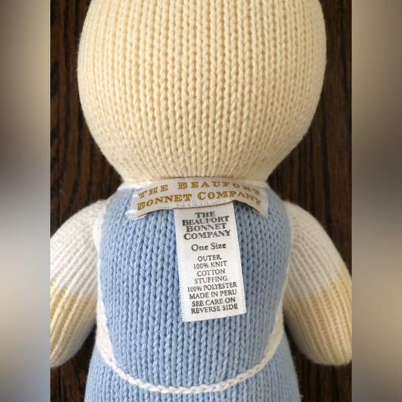 The Beaufort Bonnet Company 100% Knit Cotton 12” Length Rabbit/Bunny Plush - Picture 5 of 6